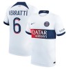 Virallinen Fanipaita Paris Saint-Germain Verratti 6 Vieraspelipaita 2023-24 - Miesten